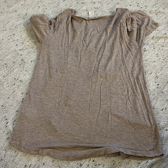 H&am Basic Tan T-Shirt - Picture 2 of 4
